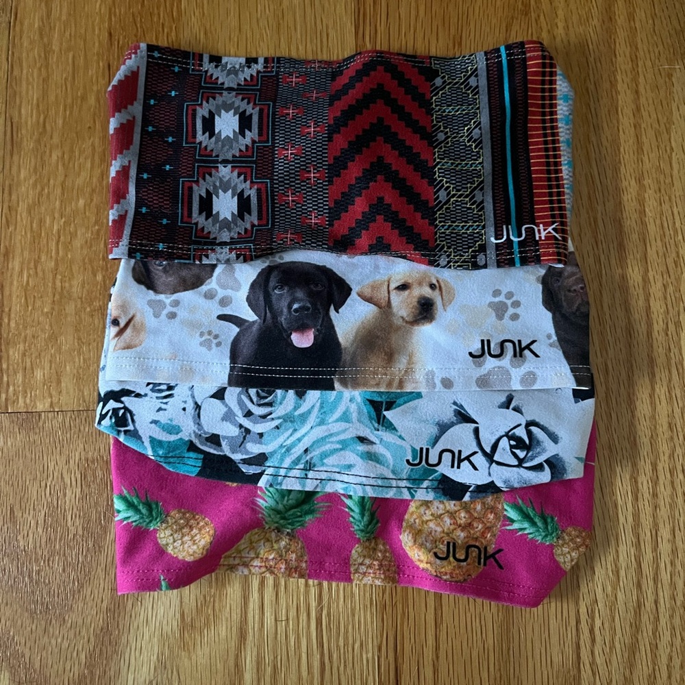 (4) Colorful Junk Headbands Set